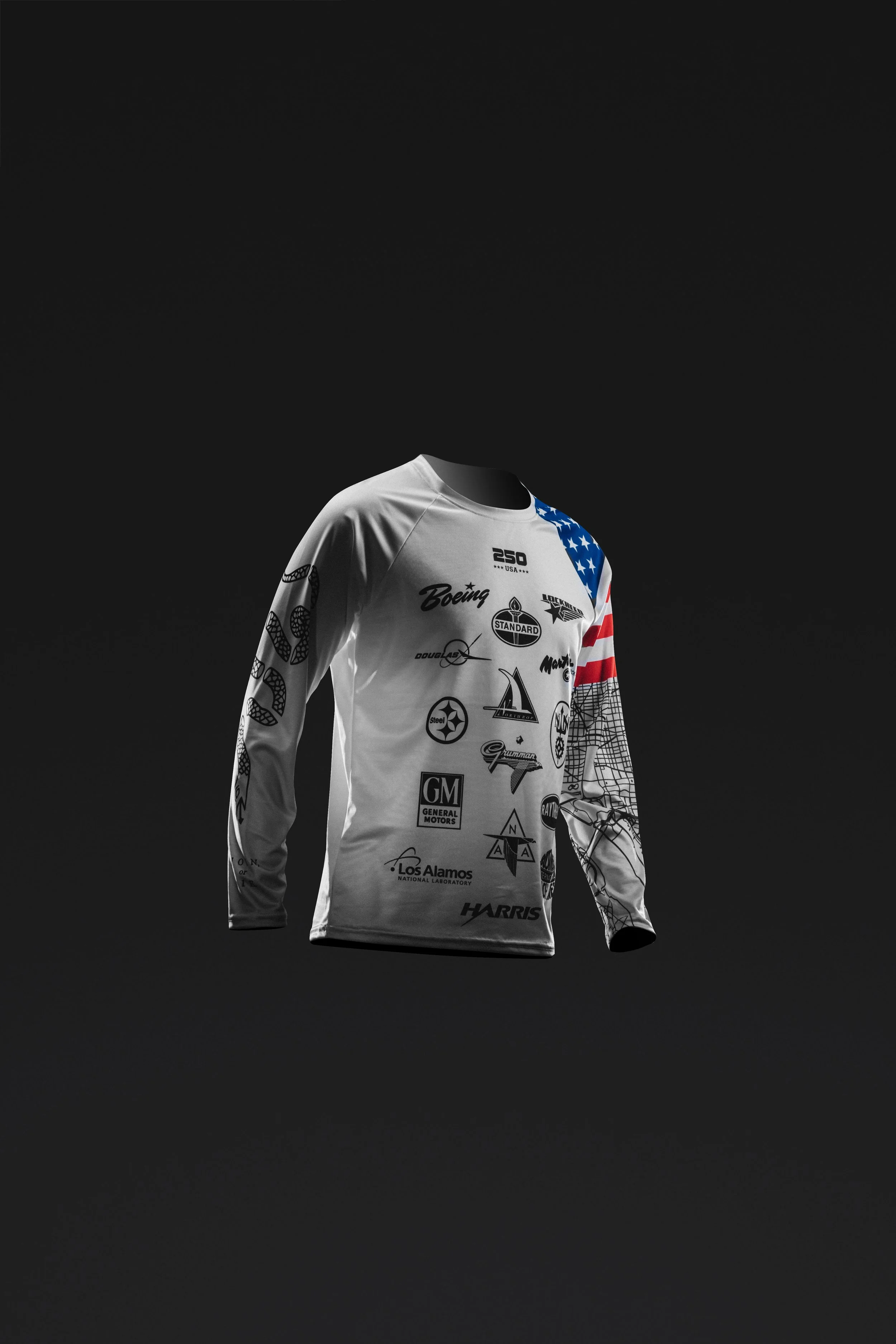 Team USA Jersey in White/Grey - 250th Anniversary Edition